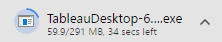downloading tableau desktop on google chrome
