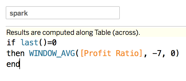 optimized sparkline calculation in a tableau calculation alt text