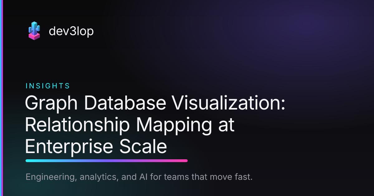Graph Database Visualization: Relationship Mapping at Enterprise Scale ...