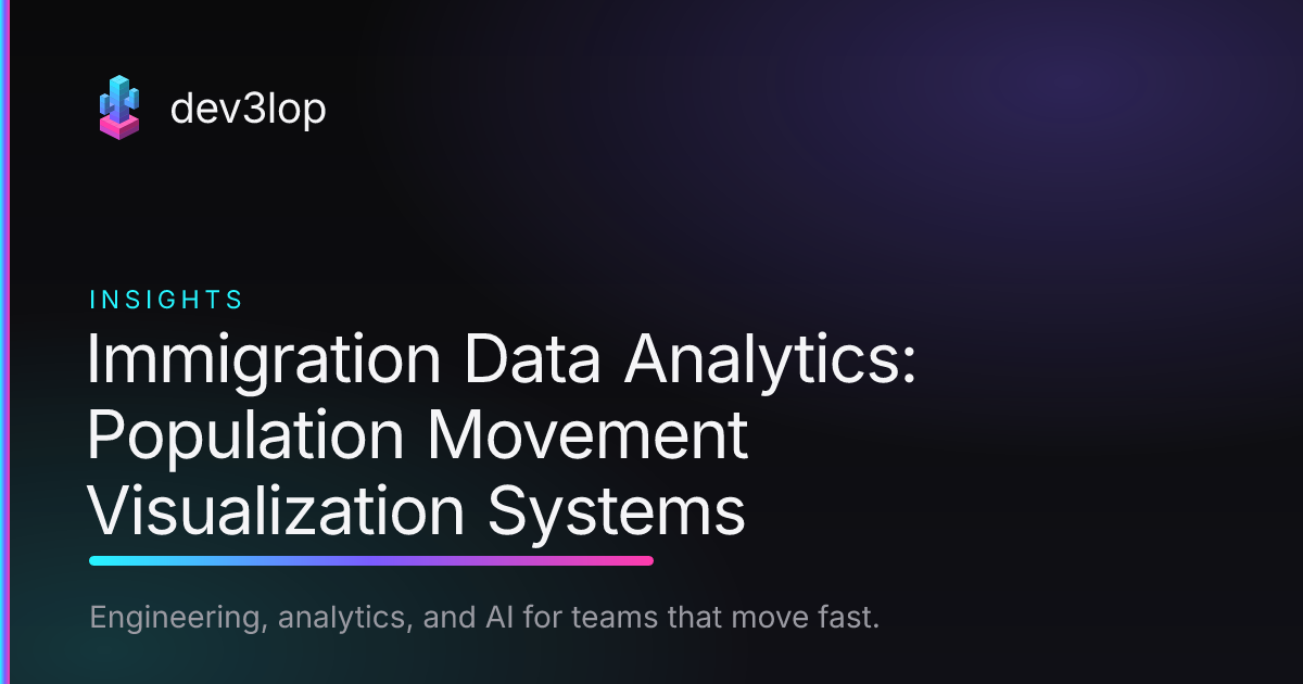 Immigration Data Analytics: Population Movement Visualization Systems ...