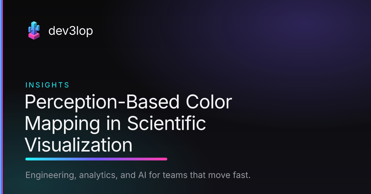 Dynamic Color Mapping Perception-Based Color Mapping in Scientific Visualization | Dev3lop