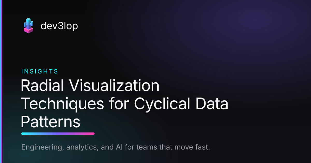 Radial Visualization Techniques for Cyclical Data Patterns | Dev3lop
