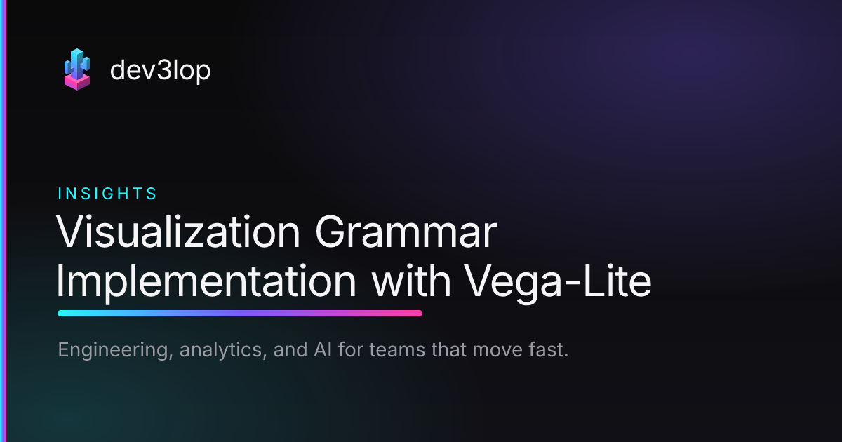 Visualization Grammar Implementation with Vega-Lite | Dev3lop