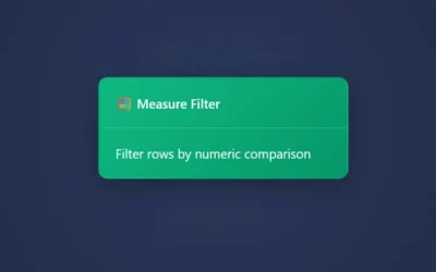 ET1’s Measure Filter Node