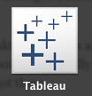 Tableau Desktop icon on a Mac.