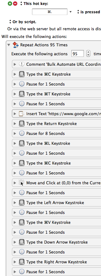 a quick macro script to build a url list.