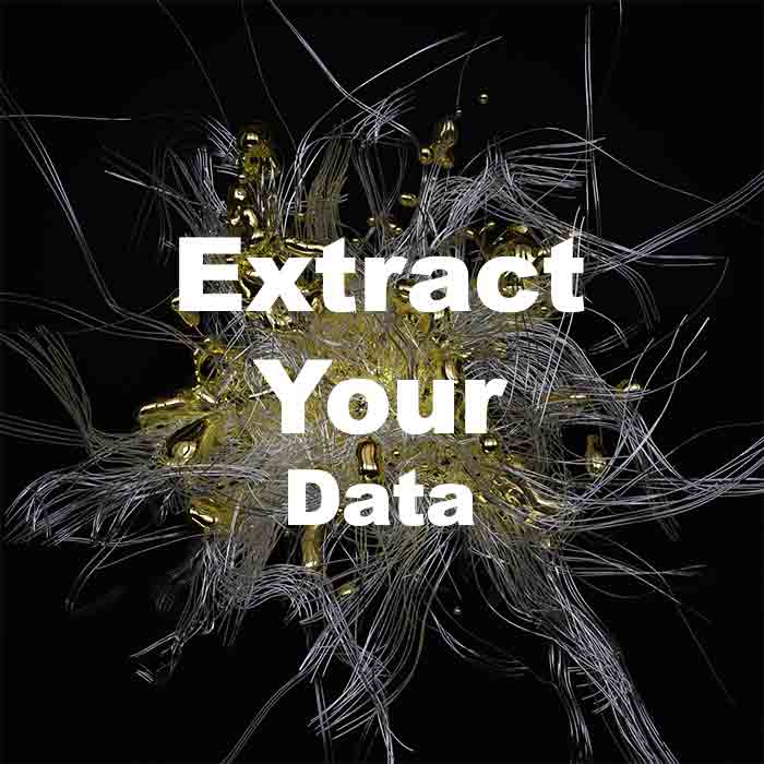 extract your data with this artwork showing complex ETL - by Ello artist @z3rogravity