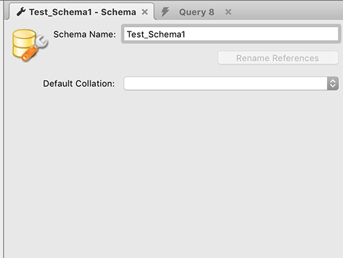 Create Schema on Mac OS MySQL