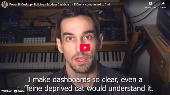 Video of Consultant Creating a Dashboard