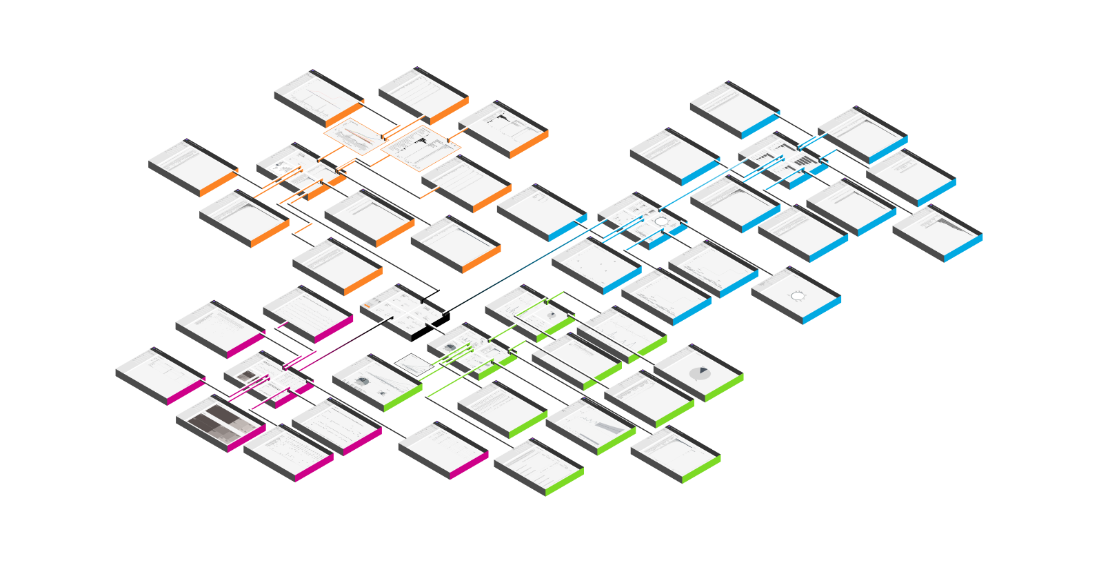 illustration of canopys task scheduler designed by tyler garrett